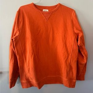 Taylor Stitch Men’s Long Sleeve Orange Shirt size 40